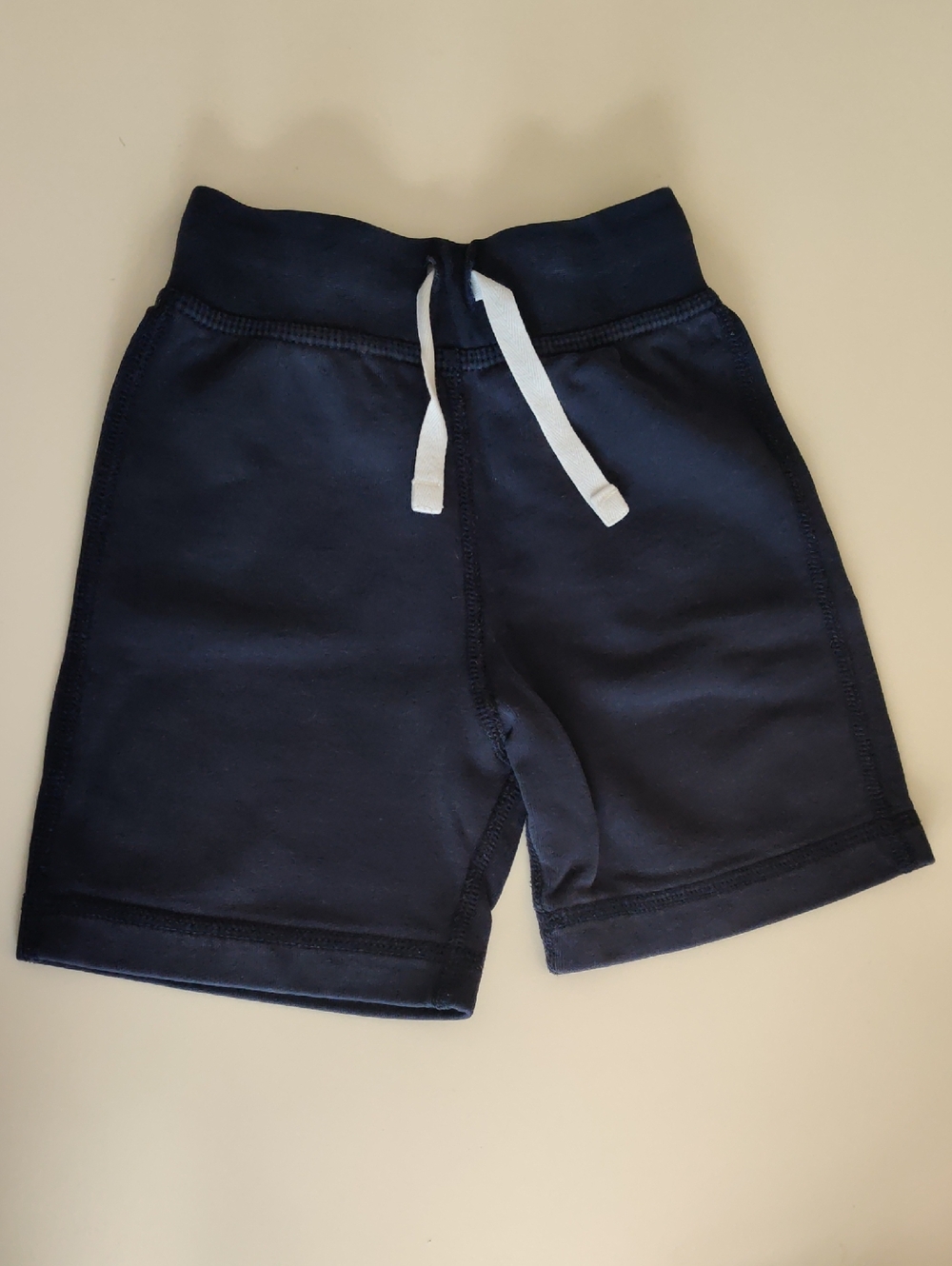 Hanna Andersson Navy Blue Shorts  White Drawcord Unisex Size 3T